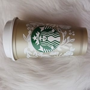 Starbucks Gold Color Changing Hot/Cold Cup